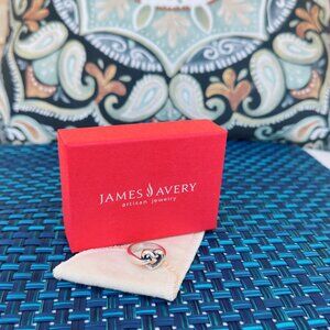 Retired James Avery heart knot ring